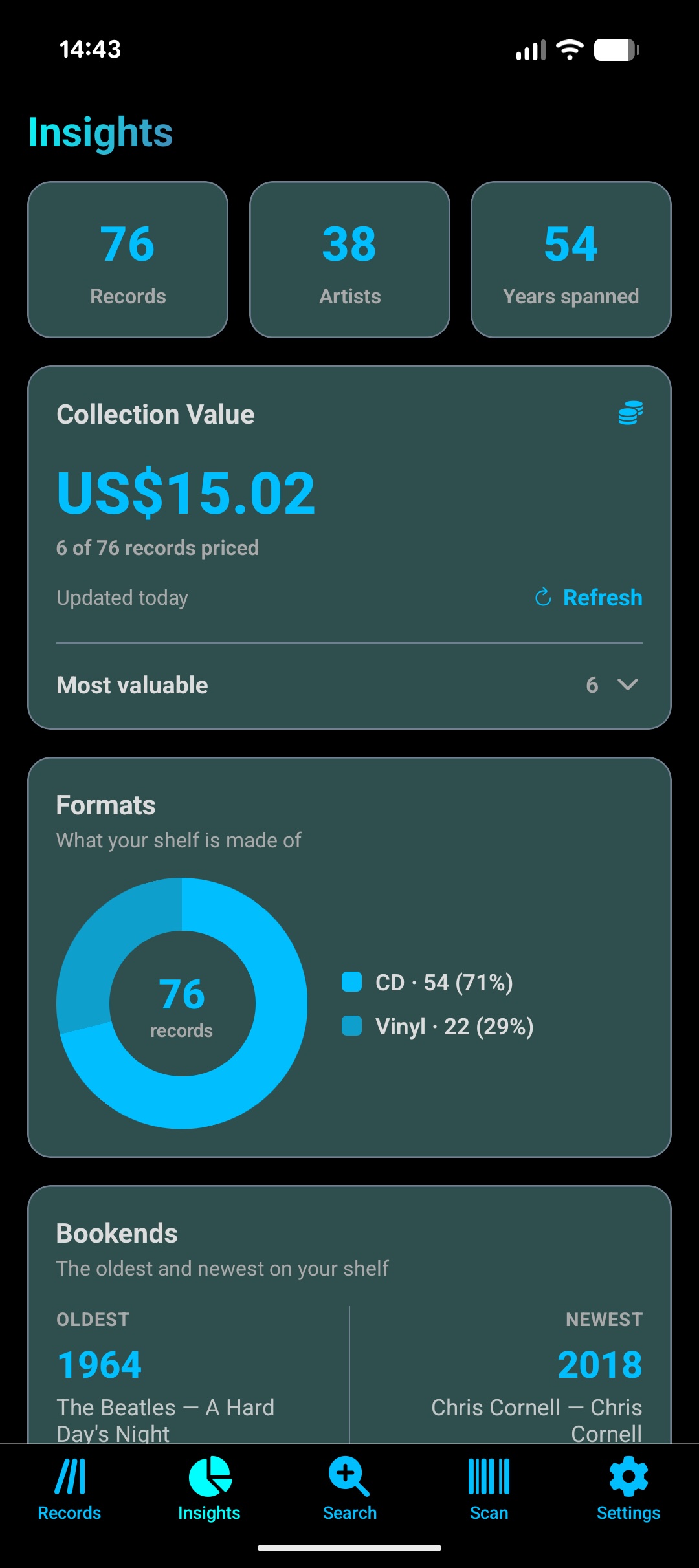 Record Shelf app screenshot 5