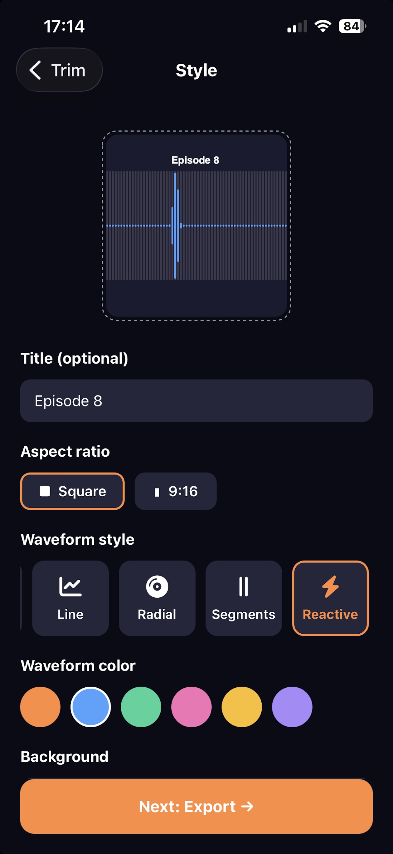 Waveloop app screenshot 3
