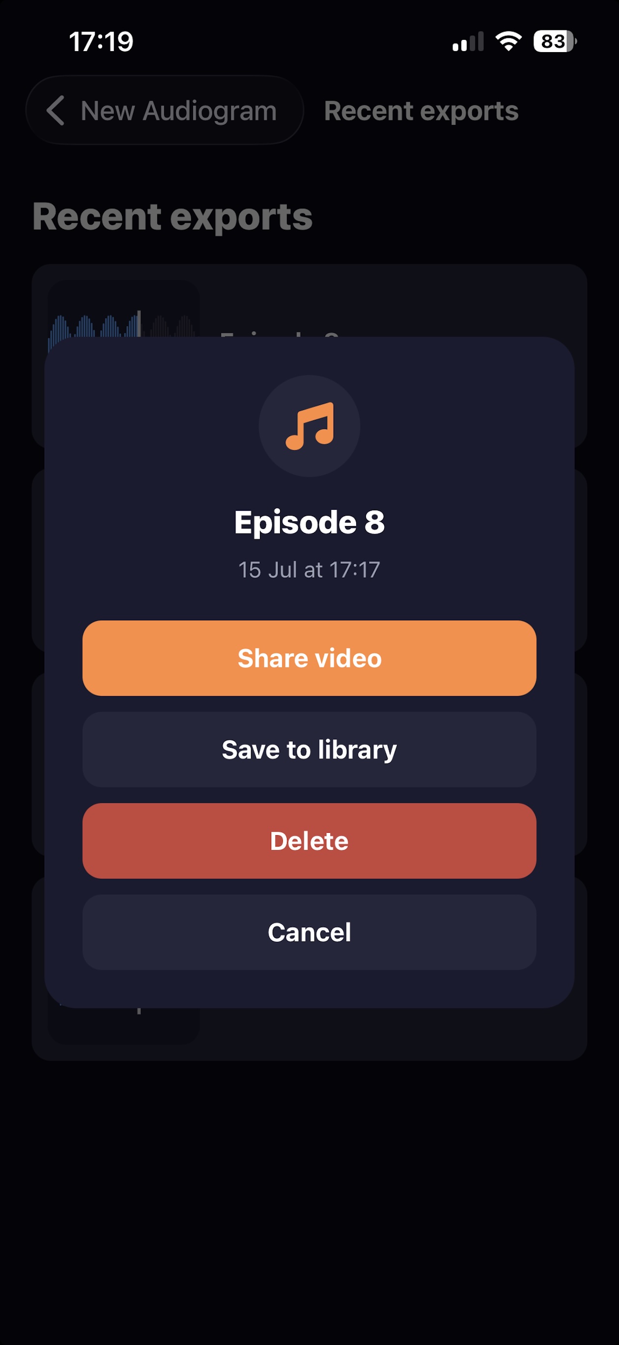 Waveloop app screenshot 8